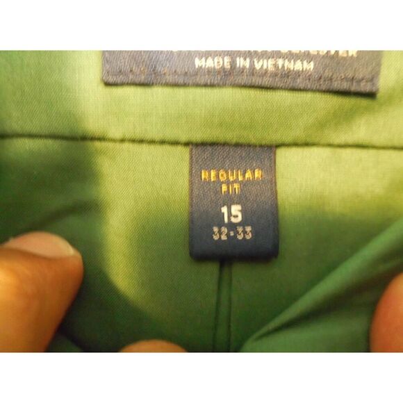 Stafford regular fit Juniper Green button down long sleeve - Picture 4 of 6